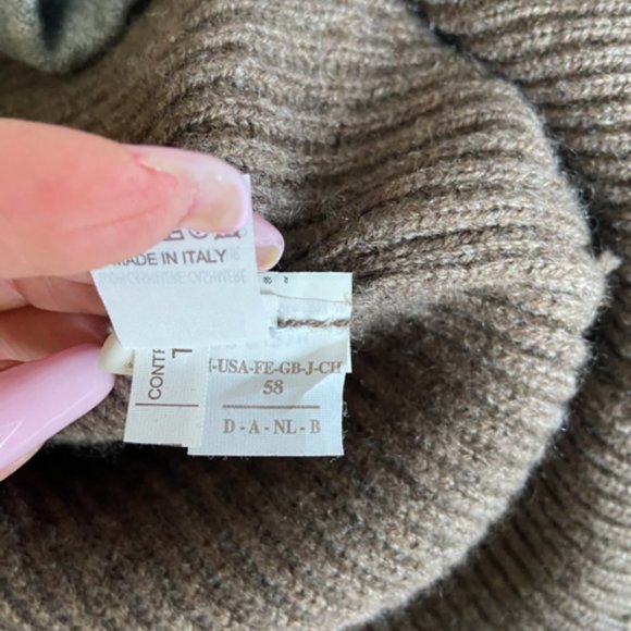 Brunello Cucinelli 100% Cashmere Rib Knit Button Front Cardigan Hoodie EUC - Picture 7 of 16